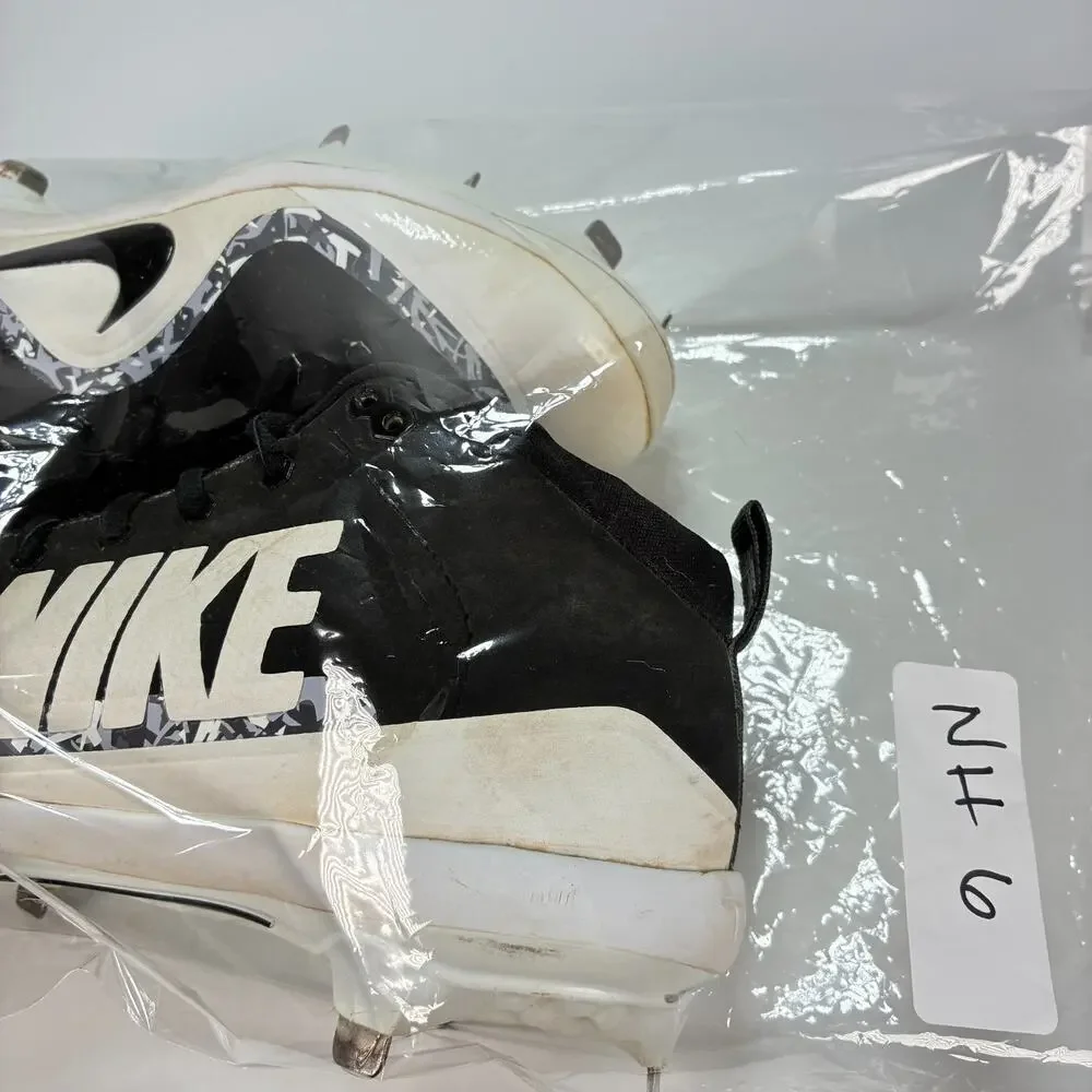 Nike Force Air Trout 4 Pro Black White Baseball Cleats 917920-001 Men's Size 7